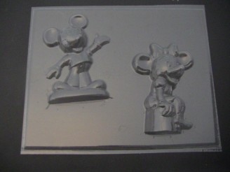 219sp Famous Male and Female Mouse Chocolate Candy Mold
